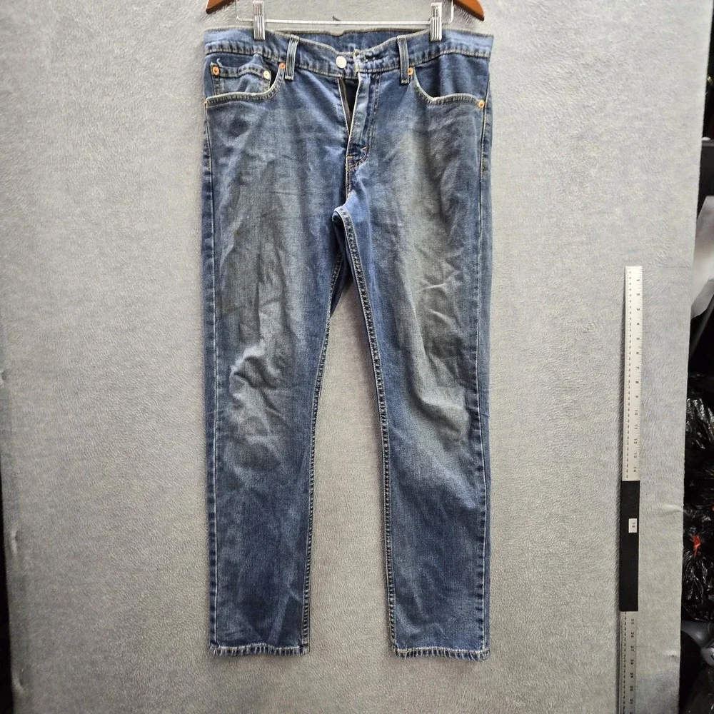 Levi's 511 Men Jeans 34X32 Blue Denim Slim Fit